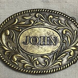 The Kinney Co. Belt Buckle John